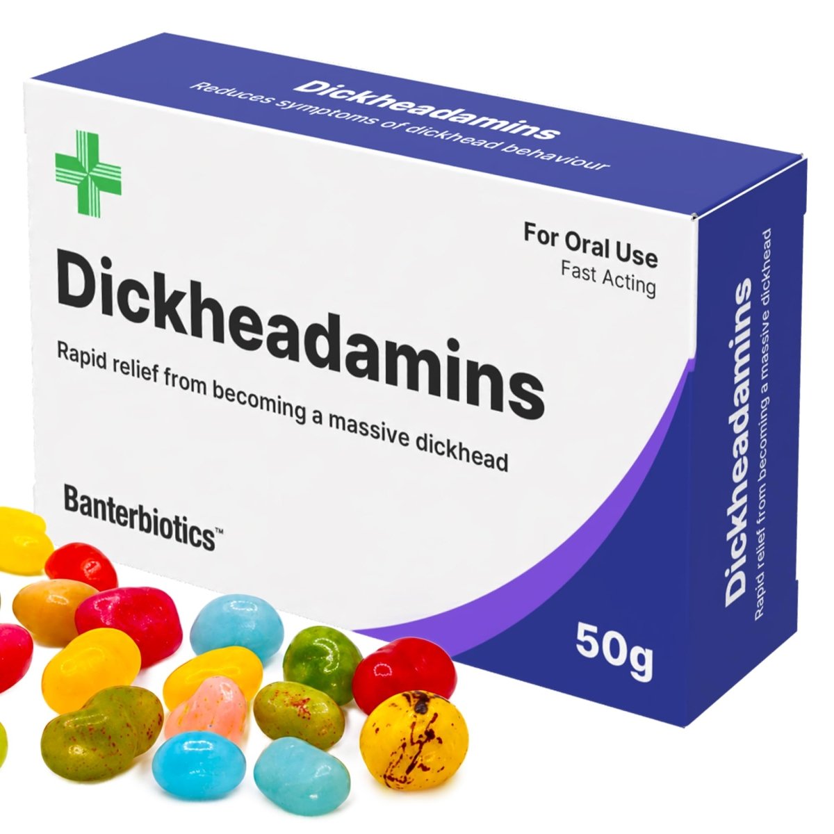 Dickheadamins Funny Prescription Pill Box - BanterBiotics