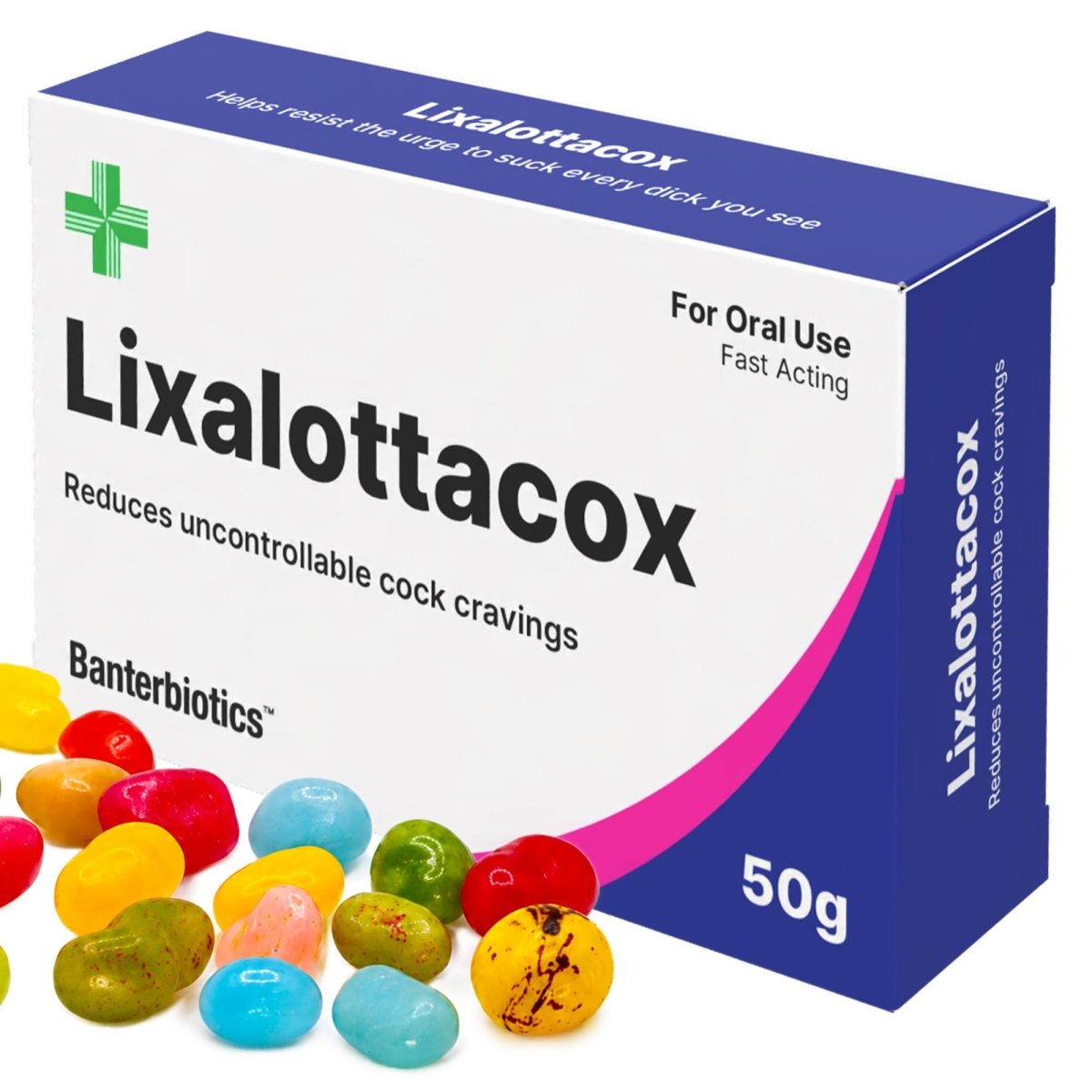 Lixalottacox Funny Prescription Pill Box - BanterBiotics