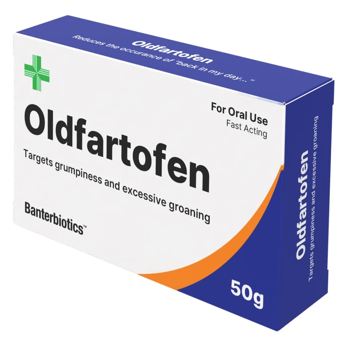 Oldfartofen Funny Prescription Pill Box - BanterBiotics