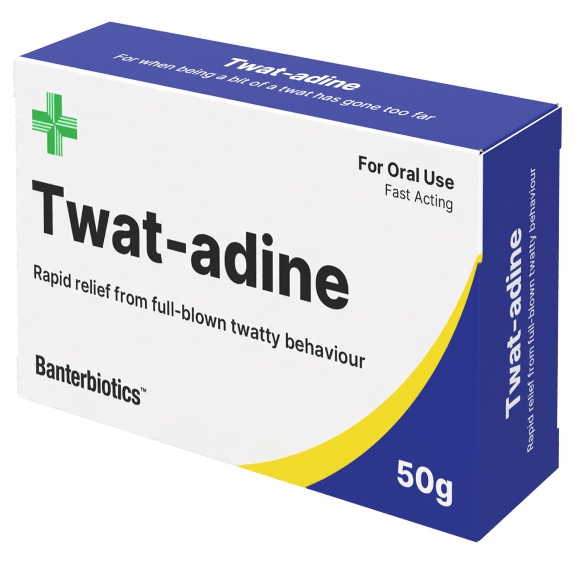 Twat-adine Funny Prescription Pill Box - BanterBiotics